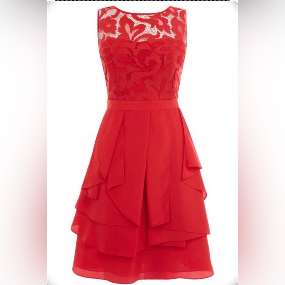 Coast ‘Daymee’ red dress size 2, Bloomingdales
